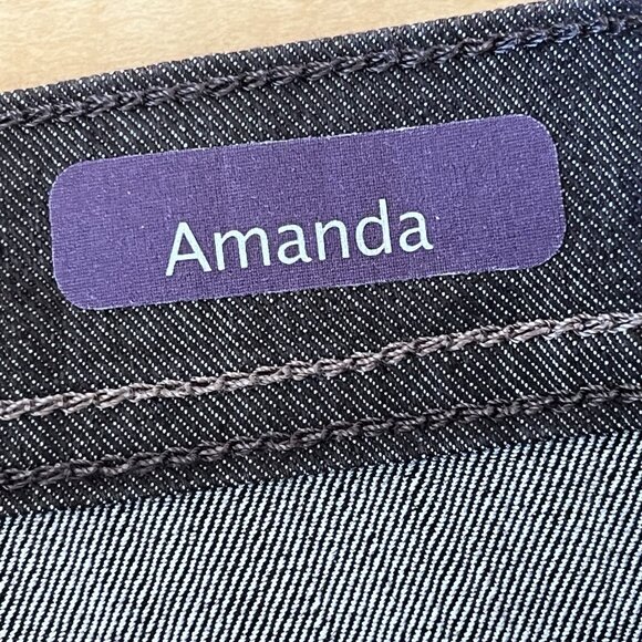 Gloria Vanderbilt Women's Classic Fit Brown Jeans Sz 14S Amanda Tapered Leg NWT - Picture 7 of 12